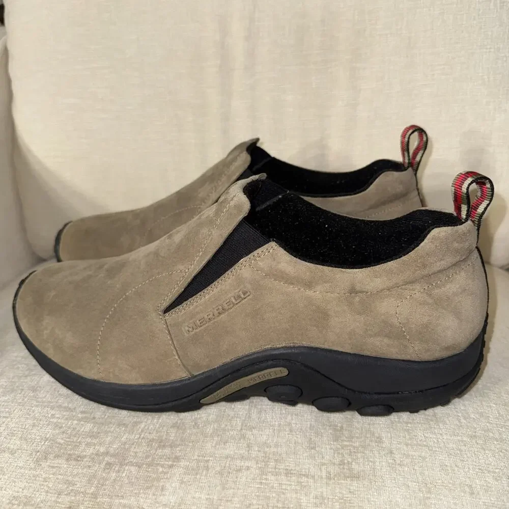 Merrell Jungle Moc Shoes Mens Size 15 Brown Suede Traction Slip-On Gorpcore New